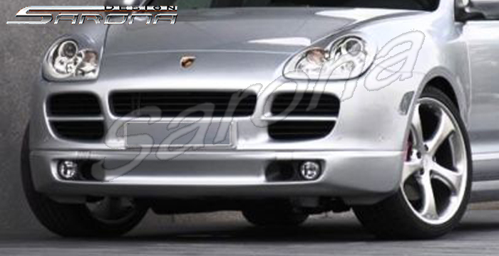 Custom Porsche Cayenne Front Bumper Add-on  SUV/SAV/Crossover Front Lip/Splitter (2002 - 2006) - $550.00 (Part #PR-008-FA)